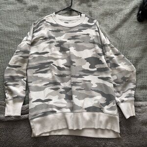 Aerie Camouflage Print Sweatshirt